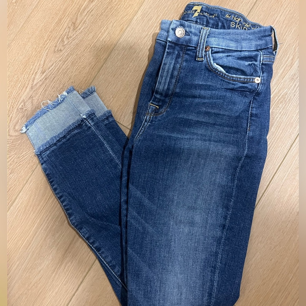 7 For All Mankind High Waisted Skinny- Women’s Denim
